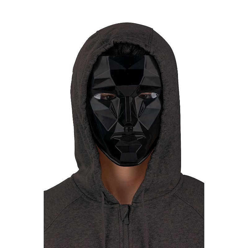 Mens Netflix Squid Game Front Man Costume Mask -  - Black, 1 of 2