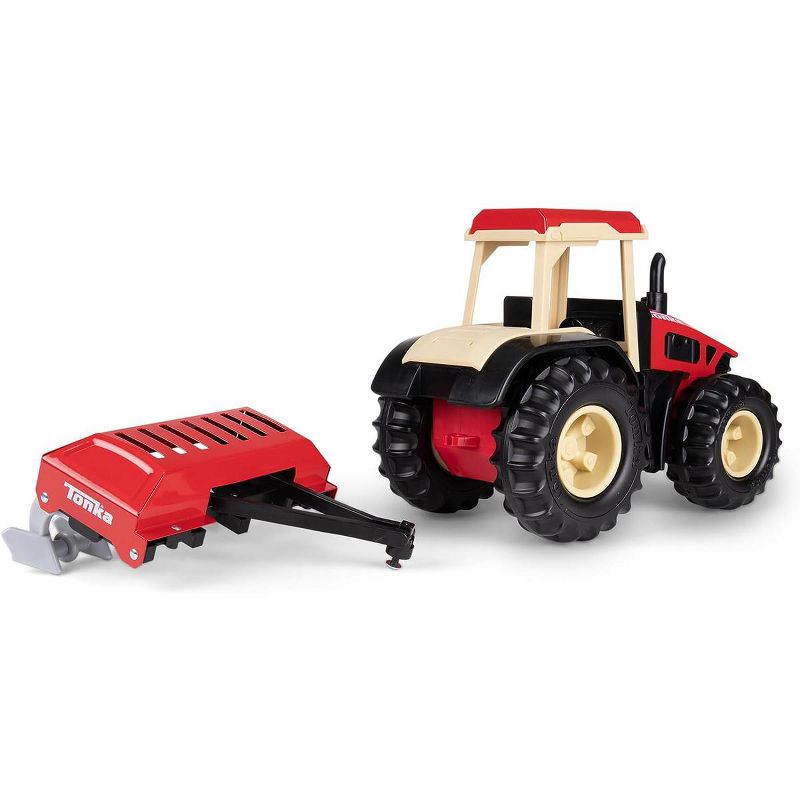 Tonka Steel Classics Retro Cab Tractor with Red Plow- Ages 3+ 06221, 2 of 8