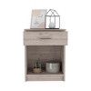NicBex Nightstand with 1 Drawer, Bedside Table with Open Shelf, Modern Night Stand for Bedroom Living Room - 3 of 4