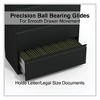 Alera Lateral File, 4 Legal/Letter-Size File Drawers, Black, 36" x 18.63" x 52.5" - image 3 of 4