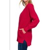 Women's Eyelet Open Cardigan Sweater - ZENANA - 3 of 3