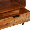 vidaXL Tv Stand Multicolour Solid reclaimed wood and metal Medium - 4 of 4