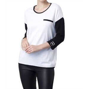 Women's 2-Tone Sweater - ANGEL - 1 of 2