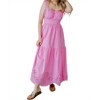 Women's Back Tie Midi Dress - Blu Pepper - 2 of 4