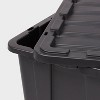 38gal Heavy Duty Storage Tote Black - Brightroom™ - 3 of 3
