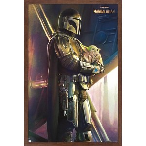 Trends International Star Wars: The Mandalorian - Held Framed Wall Poster Prints - 1 of 4
