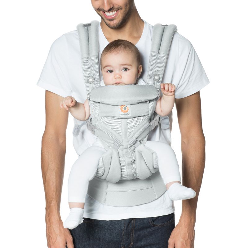 Ergobaby Omni 360 Cool Air Mesh All Position Breatheable Baby Carrier with Lumbar Support, 1 of 15