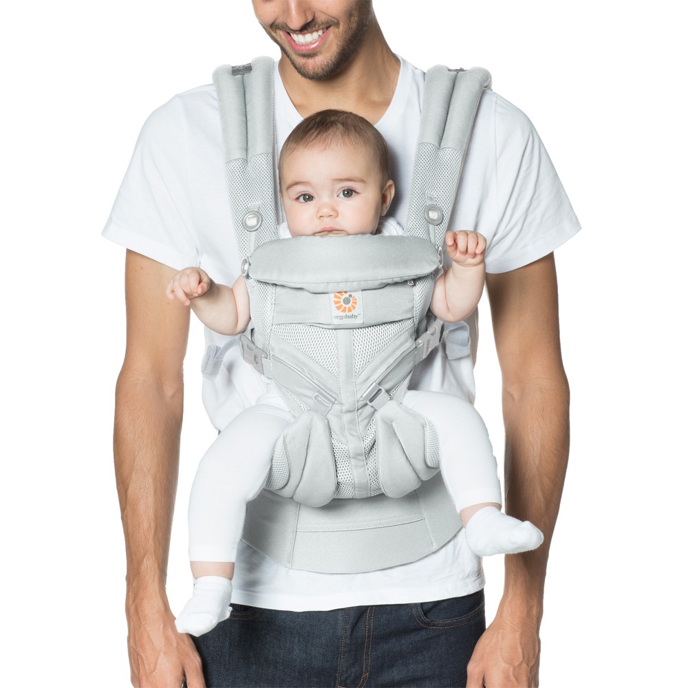 Ergobaby Omni Classic All Carry Positions Breathable Baby Carrier for Newborn to Toddler - Pearl Gray -  75557129