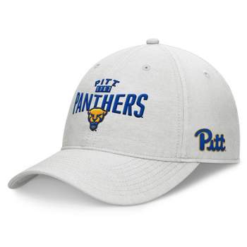 NCAA Pitt Panthers Unstructured Chambray Cotton Hat - Gray
