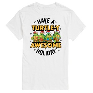Men's - Teenage Mutant Ninja Turtles - Turtley Awesome Group Short Sleeve Graphic T-Shirt - 1 of 4