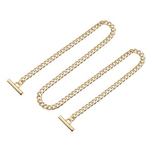 Unique Bargains Cross Body Handbag DIY Accessories Iron Flat Purse Chain Straps - 1 of 3