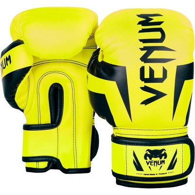 Venum Lightning Hook and Loop Boxing Gloves - 14 oz. - Gold/Black