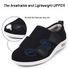 Women's Diabetic Velcro Walking Shoes Breathable Extra Wide Widths Adjustable Velcro Easy On/Off Sneakers for Elderly - 4 of 4