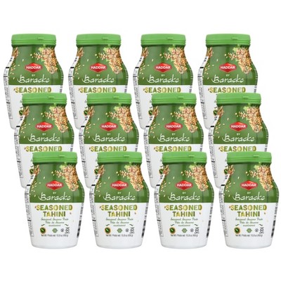 Haddar Seasoned Tahini - Case of 12/15.9 oz
