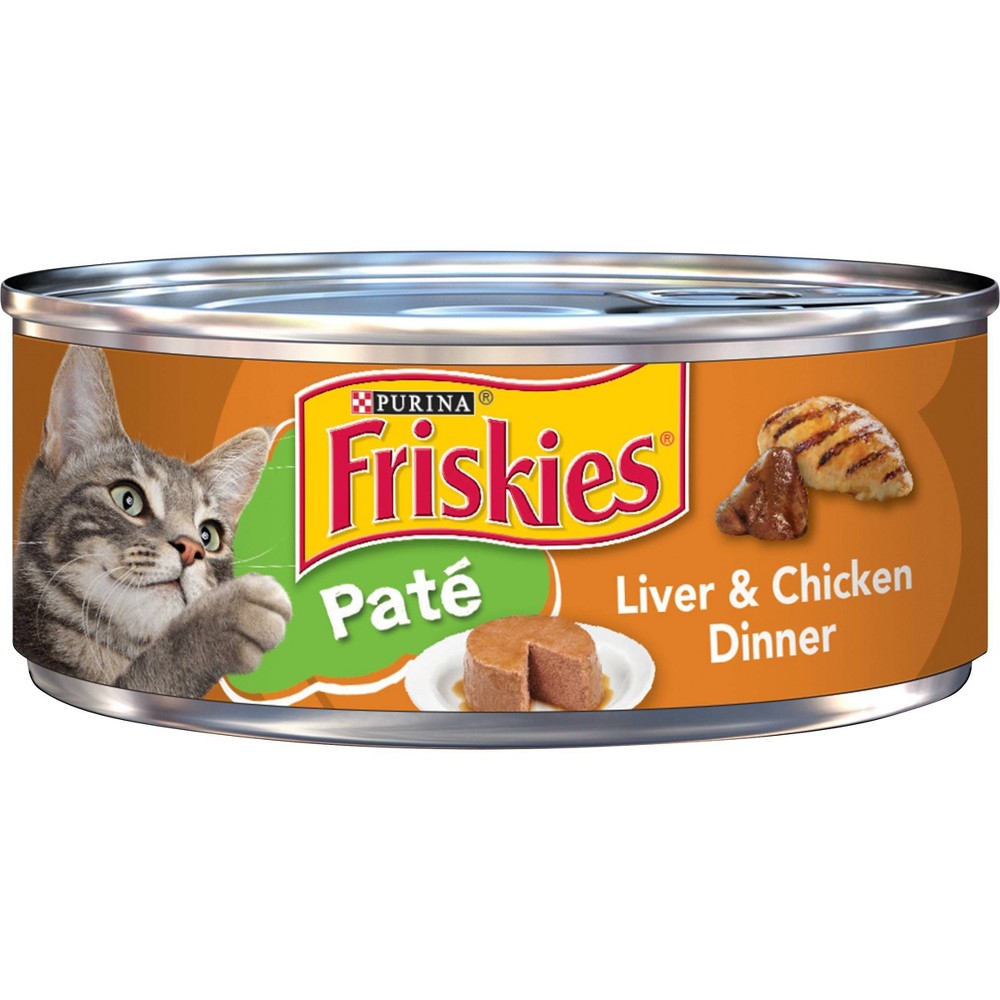 Purina Friskies Paté Wet Cat Food Liver & Chicken Dinner - 5.5oz