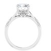 Pompeii3 3Ct Moissanite Vintage Engagement Solitaire Ring 14k White Yellow or Rose Gold - 2 of 4