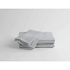 3 pcs 100% Fine Hotel Luxury Bed Sheet Set, Extra Soft and Deep Pocket up to 16" Sheet Set with pillowcase - 4 of 4