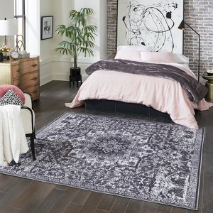 Unique Loom Renaissance Roma Border Washable Indoor Flatweave Woven Area Rug - 1 of 4