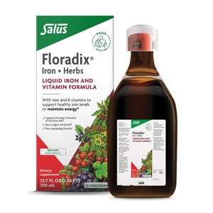 Floradix Iron & Herbs - Liquid Herbal Supplement for Energy Support - Iron Supplement with Vitamin C & Vitamin B Complex - For Men & Women - 1 of 4
