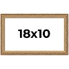 PosterPalooza | 18x10 Wood Antique Frame with UV Acrylic, 4 Finishes: Bronze, Gold, Silver, and Black - 2 of 4