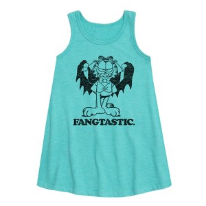 - Garfield - Fangtastic Graphic Sleeveless Aline Dress - 1 of 3