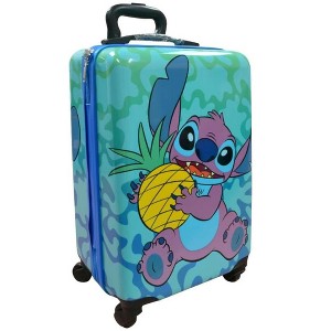 Disney's Lilo and Stitch Luggage 18 inches, Hard-sided, 360 wheels, carry on ages 3+ - 1 of 4