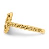 Black Bow Jewelry Butterfly Toe Ring in 14 Karat Yellow Gold - 4 of 4