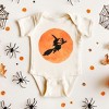 The Juniper Shop Watercolor Witch On Broom Baby Bodysuit - 2 of 3