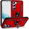 SAHARA - Bundle: Red Kickstand Series with Belt Clip Case with Tempered Glass Screen and Camera Protector - Samsung Galaxy S23 - 3 of 4