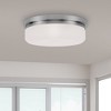 Livex Lighting Stratus 3 - Light Flush Mount in  Brushed Nickel - 3 of 4