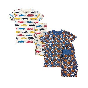 BenBen Cars/Sports 2 Pack Shortsleeve Pajamas - 1 of 3