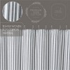 Sawyer Mill Black Ticking Stripe Shower Curtain 72x72 VHC Brands - 4 of 4