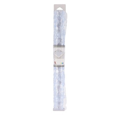Clear PVC Non-Slip Square Shower Mat with Bubble Design