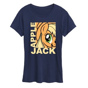 Women's - My Little Pony - Character Block Apple Jack Short Sleeve Graphic T-Shirt - 1 of 4