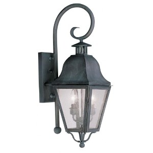 Livex Lighting Amwell 1 - Light Wall Light in  Vintage Pewter - 1 of 2
