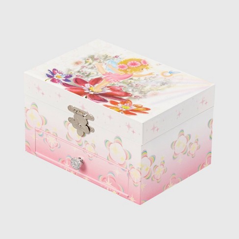 Mele & Co. Ashley Girls' Musical Ballerina And Flowers Box-pink : Target