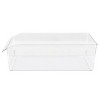 Gibson 6.1 Quart Plastic Fridge Storage Container in Clear - 2 of 4