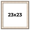 PosterPalooza | Square Contemporary Silver Picture Frame - UV Acrylic, Foam Board Backing, Hanging Hardware - 2 of 4