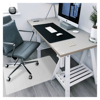 Floortex - Revolutionmat Polypropylene Rectangular Anti Slip Chair Mat for Hard Floors Translucent