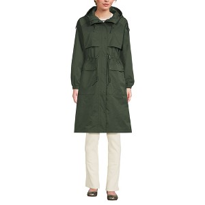 Lands' End Women's Crinkle Raincoat - 1 of 4