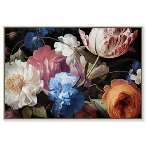 Art Remedy Floral of Gentle Elegance II Elegant realistic Floral Wall Art Framed - 1 of 4