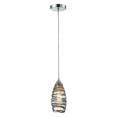 Elk Home Twister 1 - Light Pendant in  Polished Chrome