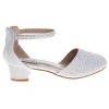 Badgley Mischka Girls' Ankle Strap Dress Shoes (Toddlers) - 2 of 4