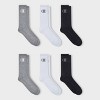 Champion Authentic Originals Men's 3pk Logo Cushion Crew Socks - 6-12 - 4 of 4