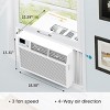 Kismile Medium Room Window Air Conditioner , Remote Included ( 120-Volt , 8000-BTU ) - 4 of 4