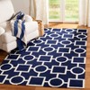 Dhurries DHU639 Hand Woven Area Rug  - Safavieh - 2 of 4