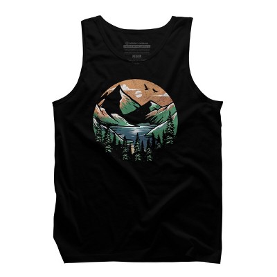 Men's Design By Humans Happiness Place By orangedan Tank Top