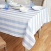Solino Home Striped Linen Tablecloth | Cabana Stripe - 2 of 4