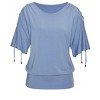 Women's Shoulder Tie Short Sleeve Top - LASCANA - 2 of 4