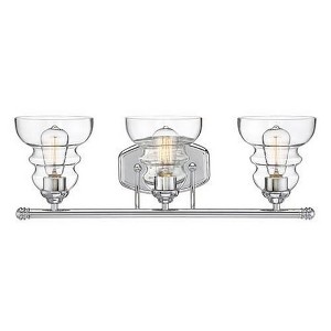 Millennium Lighting Brighton 3 - Light Vanity in  Chrome - 1 of 1